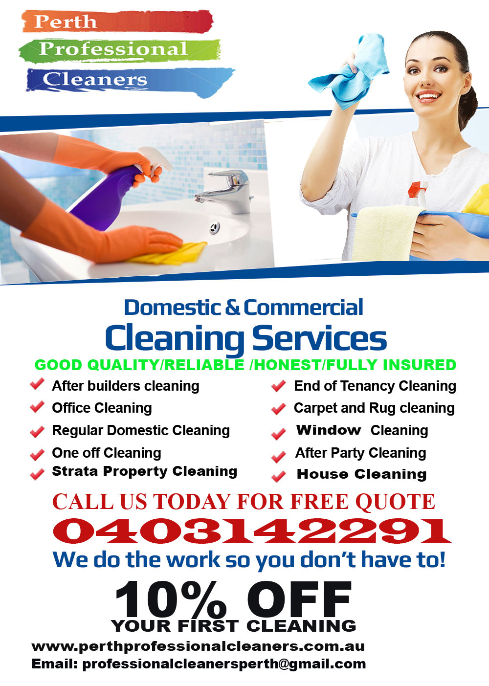 Best cleaning service in perth Perth Professional Cleaners
